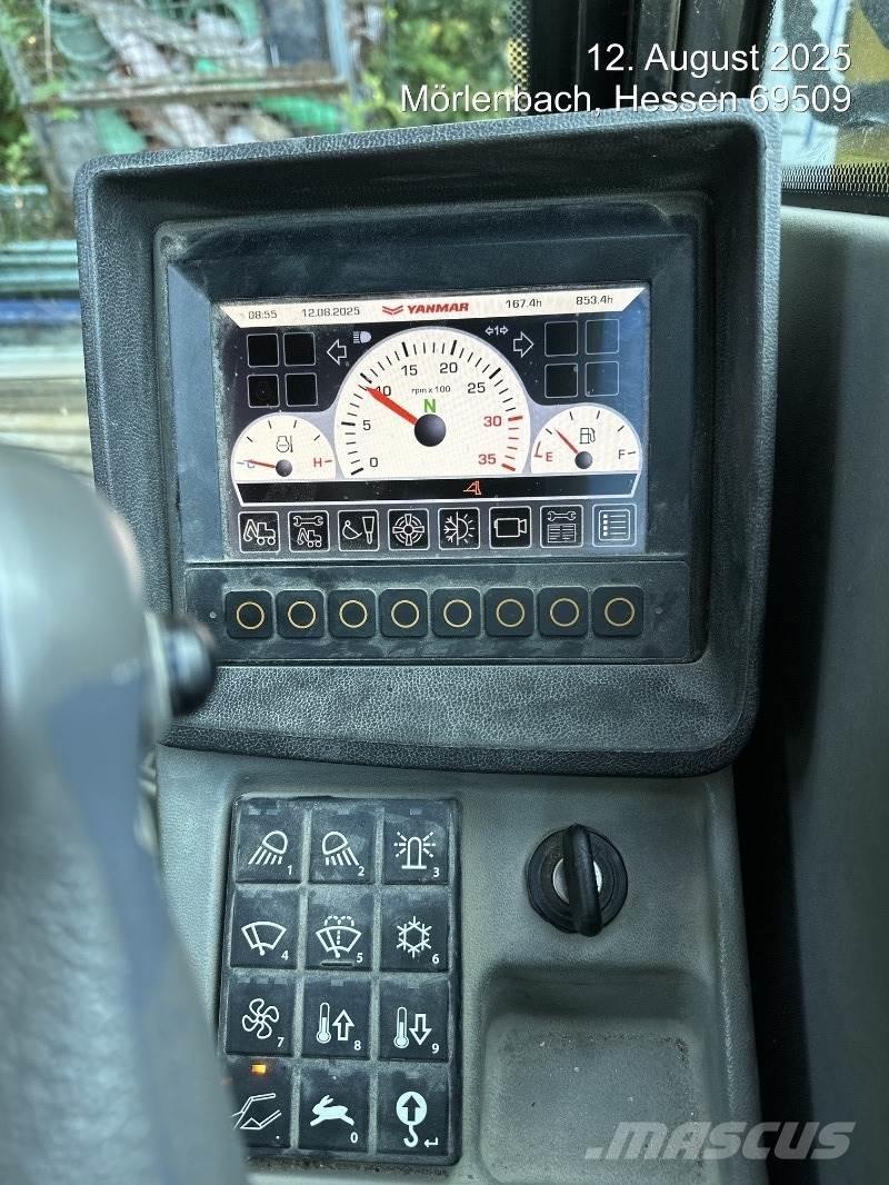 Yanmar B75W Bageri točkaši