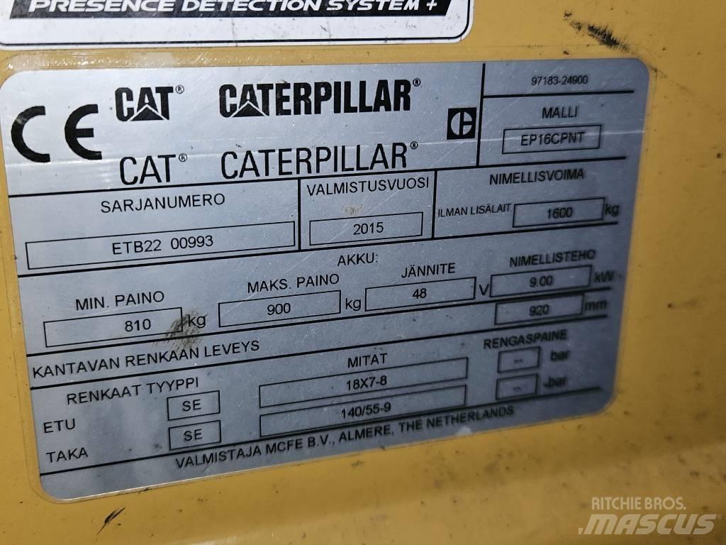 CAT EP16CPNT Električni viljuškari
