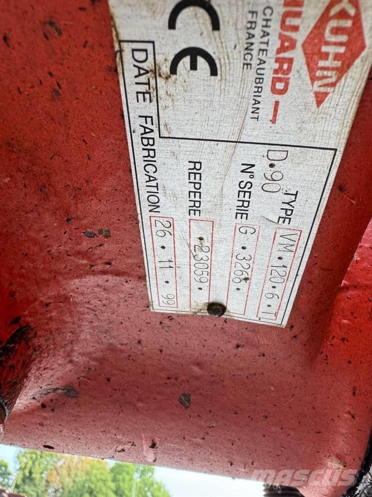 Kuhn Vari-Master 120 Plugovi obrtači