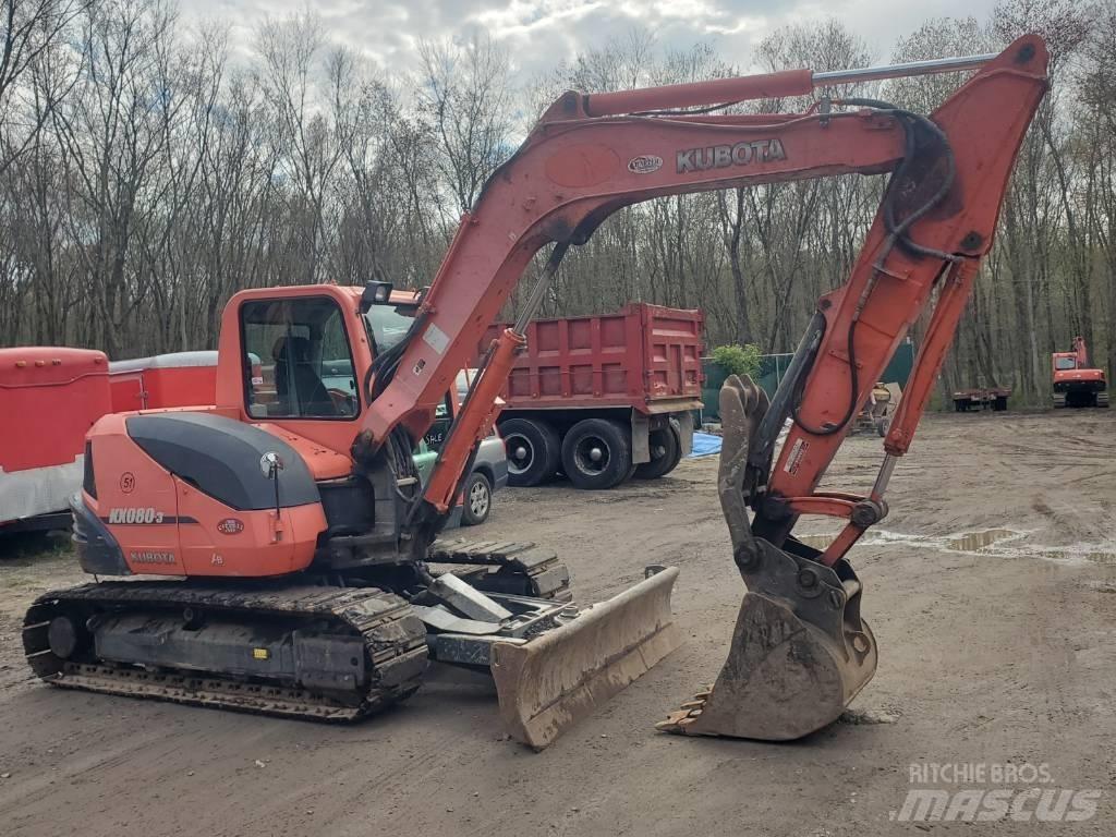 Kubota KX080-3 Bageri guseničari