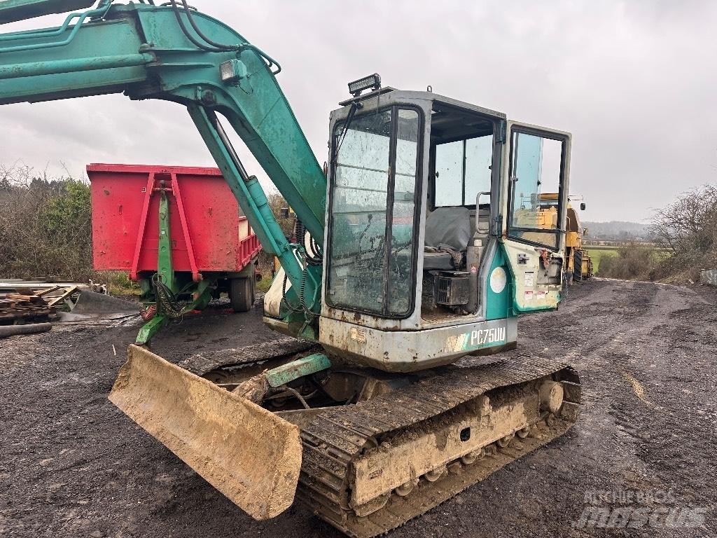 Komatsu PC 75 UU-1 Mini bageri < 7t
