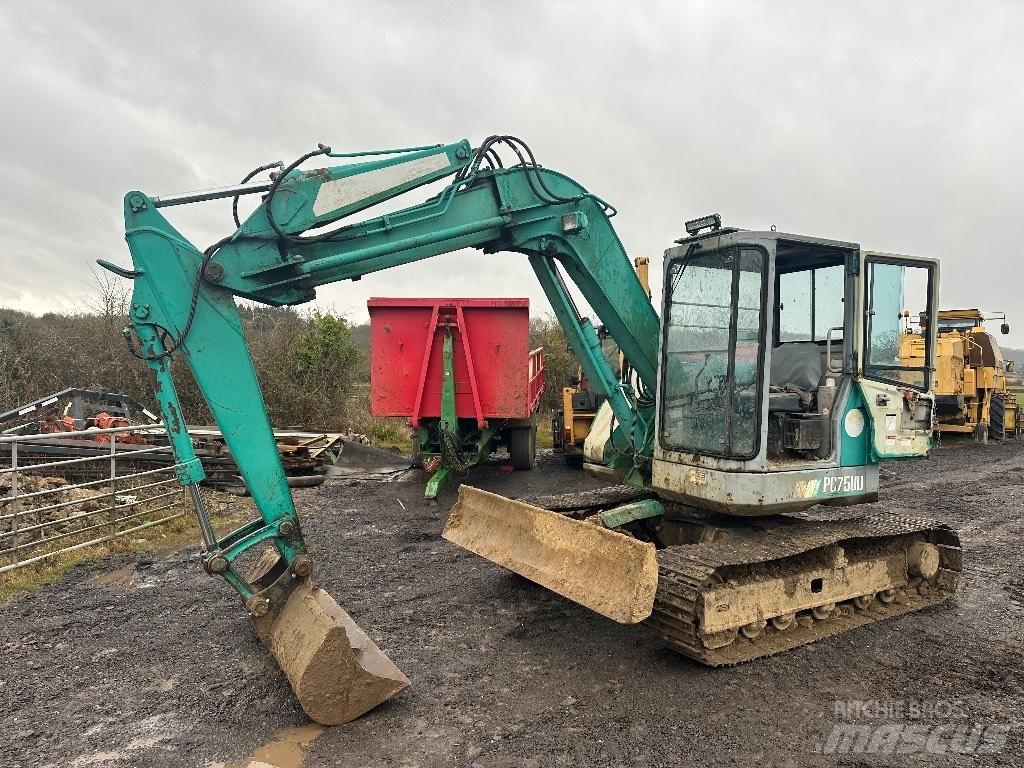 Komatsu PC 75 UU-1 Mini bageri < 7t
