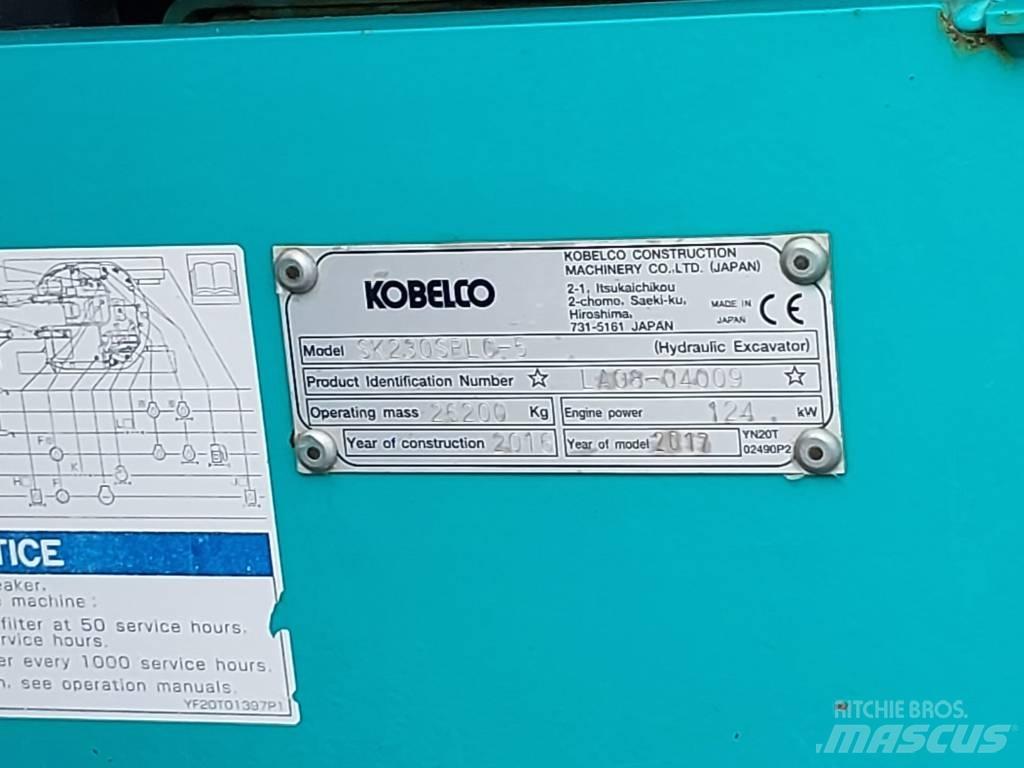 Kobelco SK230SRLC-5 Bageri guseničari
