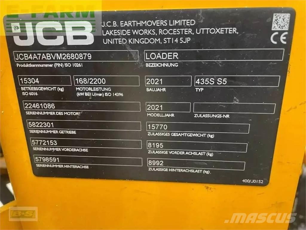 JCB 435s s5 Mini bageri < 7t