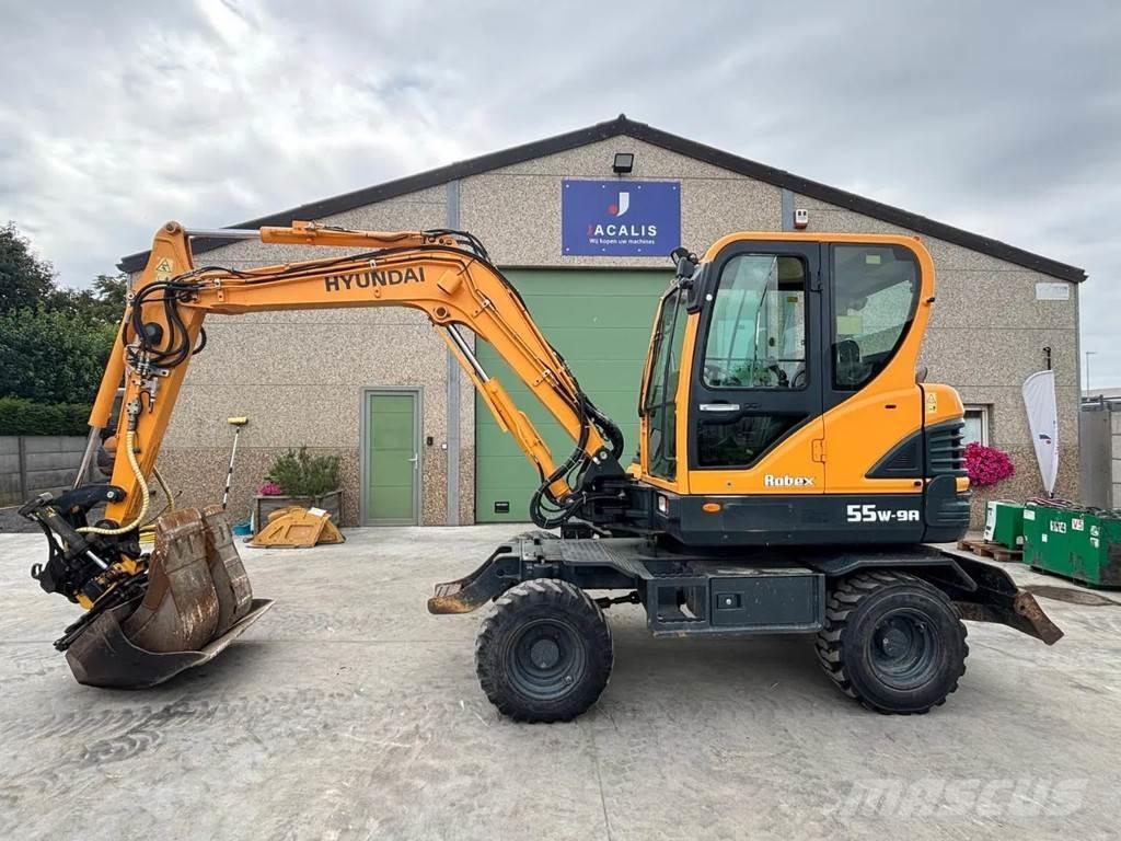 Hyundai R55W-9A Bageri točkaši