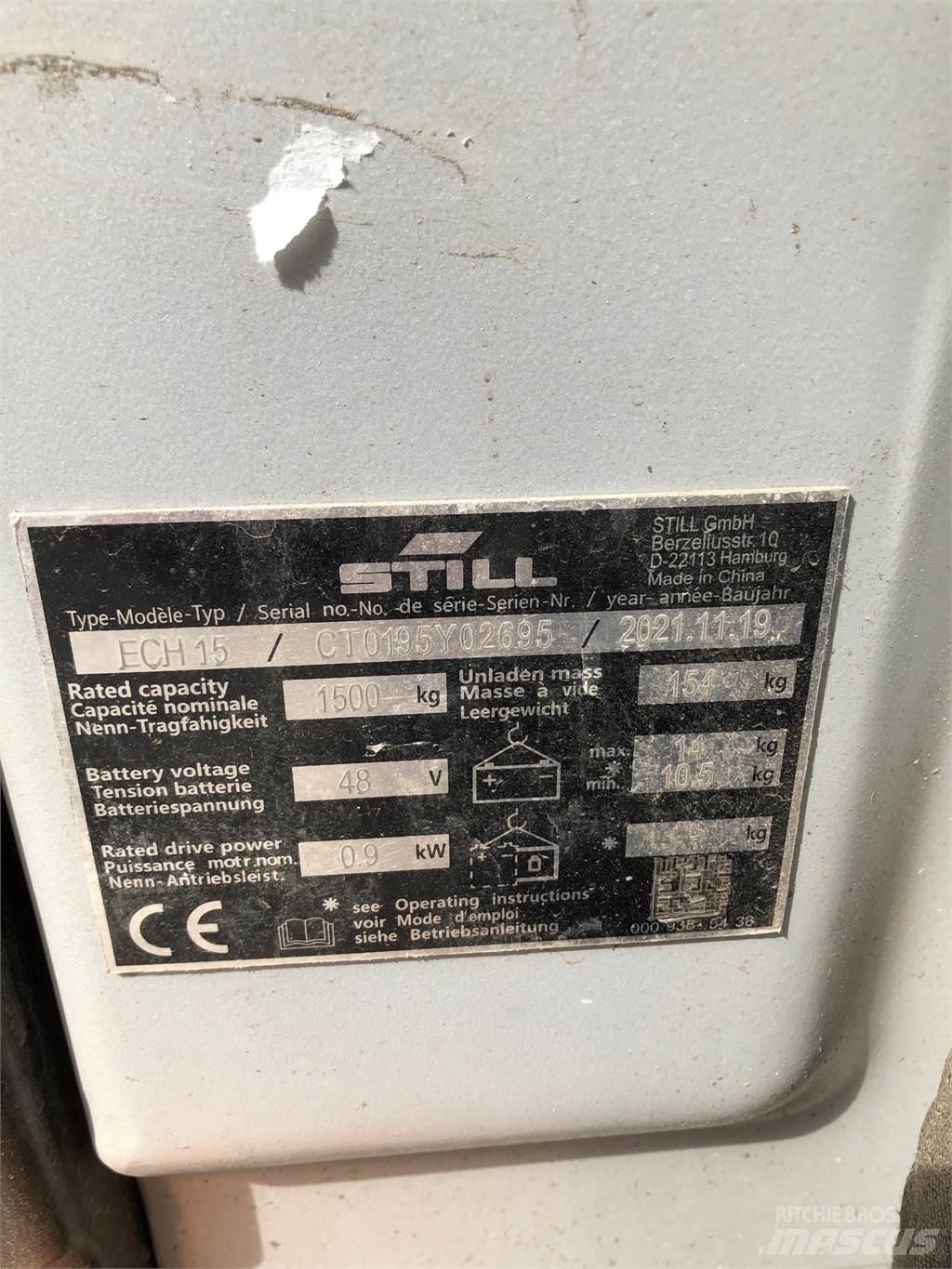 Still ECH 15 Nisko podizni električni viljuškar
