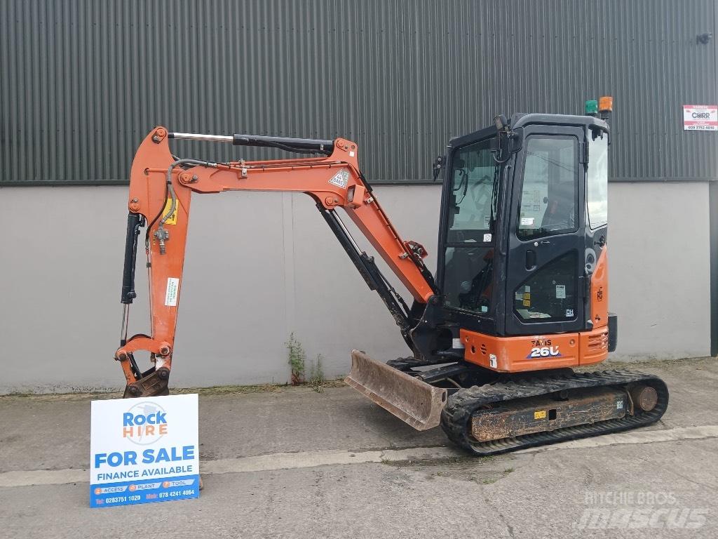 Hitachi ZX 26 U-6 Mini bageri < 7t