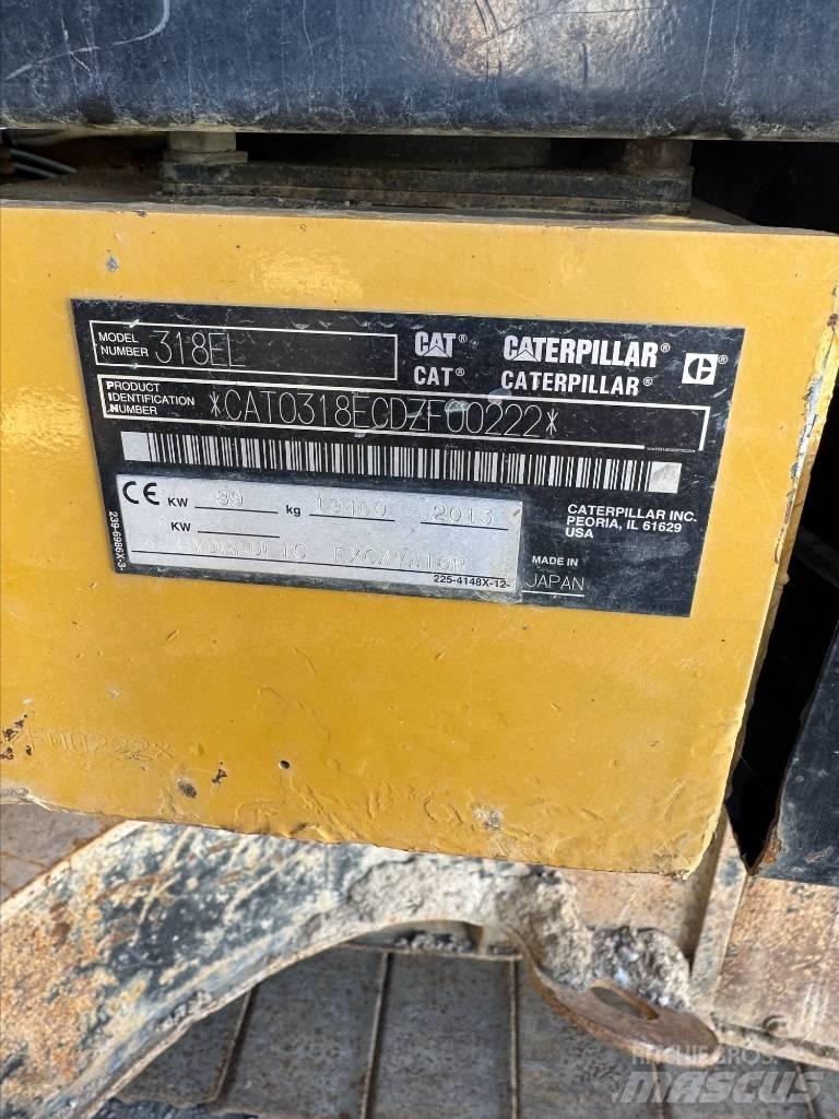 CAT 318 E L Bageri guseničari