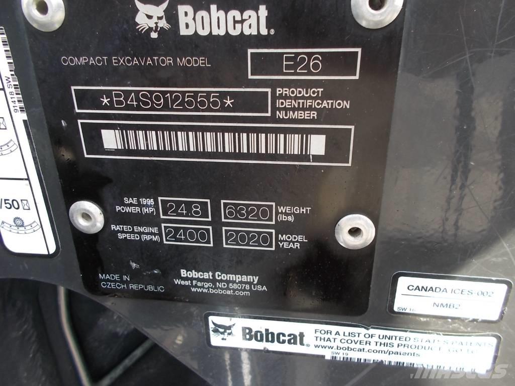 Bobcat E26GM Mini bageri < 7t