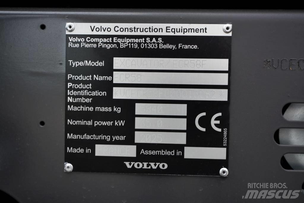 Volvo ECR 58 F Mini bageri < 7t