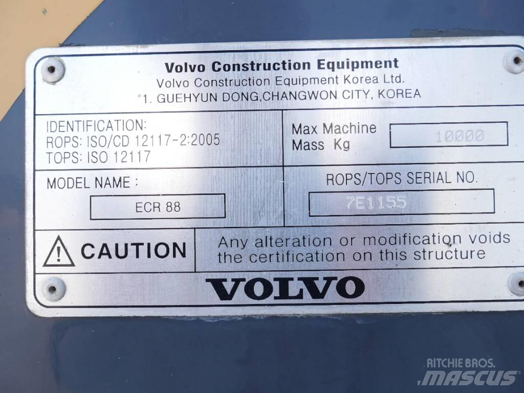 Volvo ECR 88 Midi bageri 7t – 12t