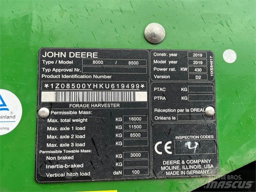 John Deere 8500 Kombajni za stočnu hranu