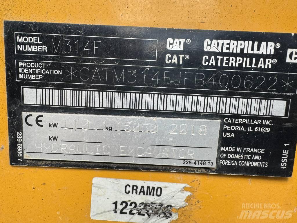 CAT M314F Bageri točkaši