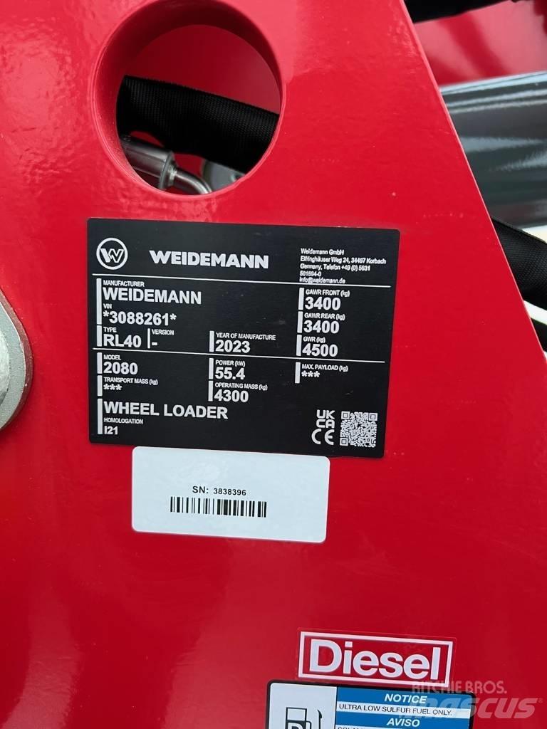 Weidemann 2080 Utovarivači na točkove