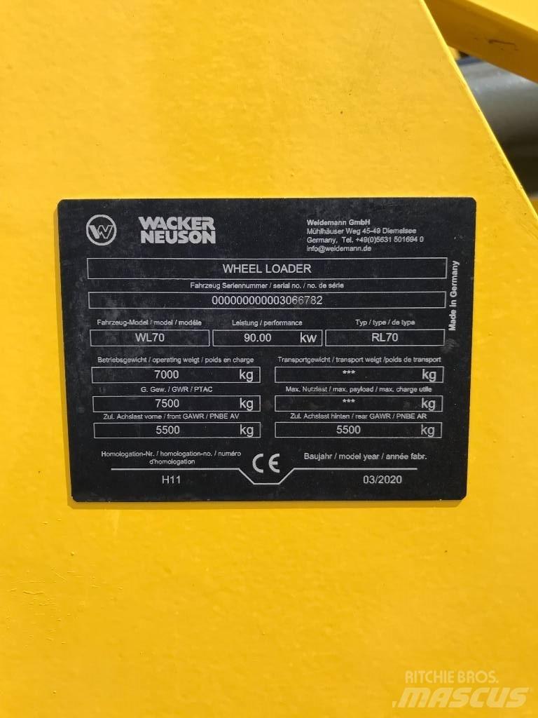 Wacker Neuson WL70 Utovarivači na točkove