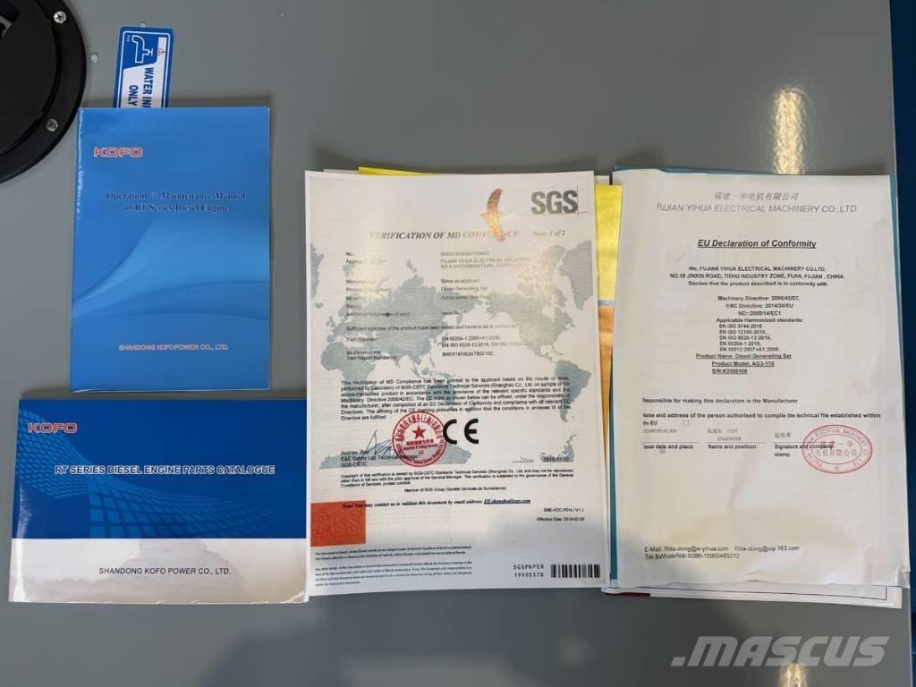 Ashita 110 kva Dizel generatori