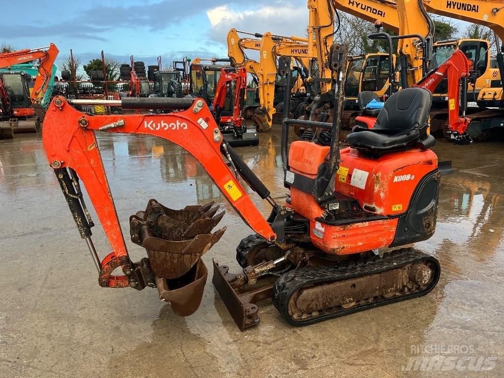 Kubota K 008-3 Mini bageri < 7t