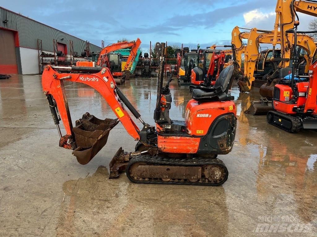 Kubota K 008-3 Mini bageri < 7t
