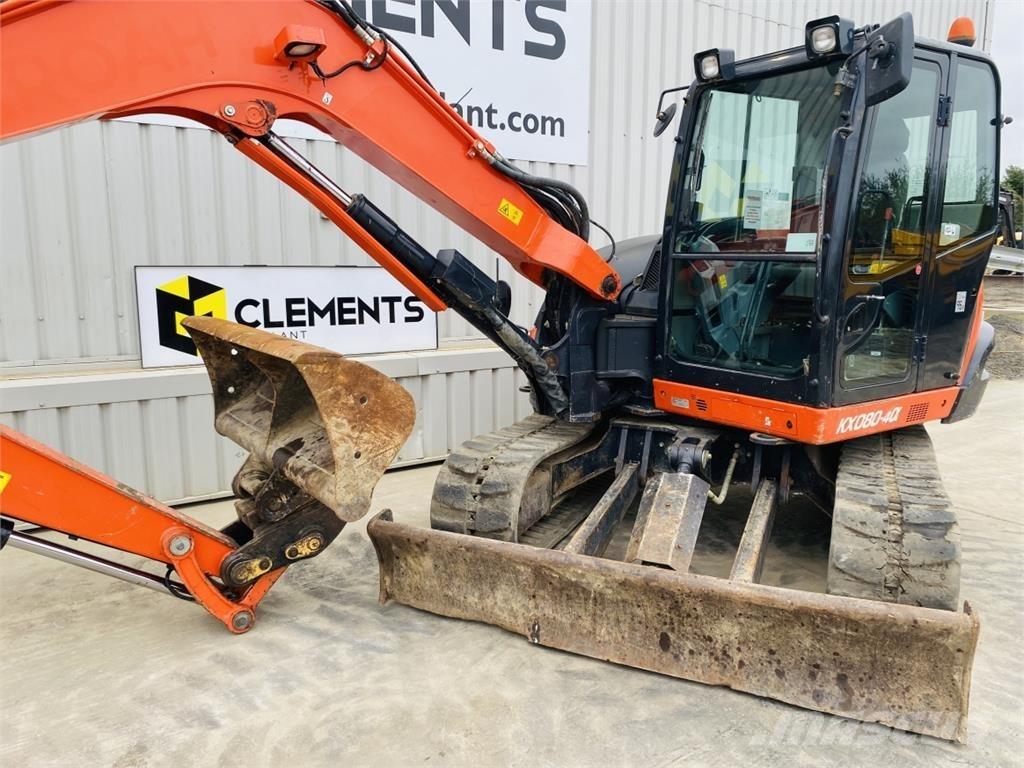Kubota KX080-4a Midi bageri 7t – 12t