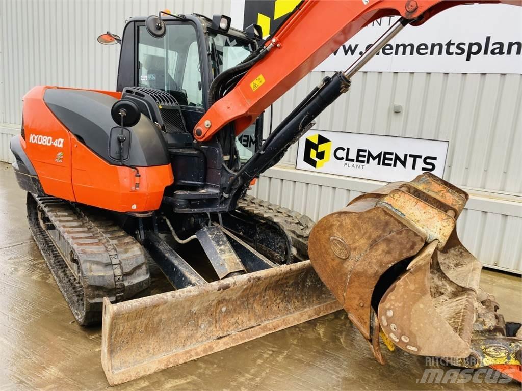 Kubota KX080-4a Midi bageri 7t – 12t