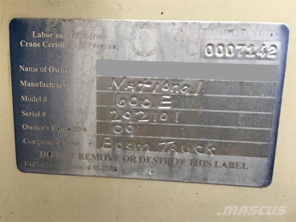 National 680E Kamioni sa kranom