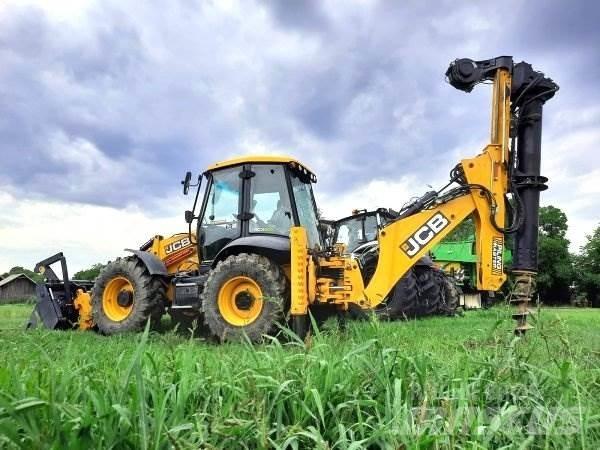 JCB 4CX +Piling Master Rovokopači