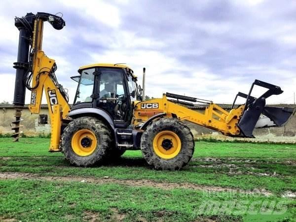 JCB 4CX +Piling Master Rovokopači