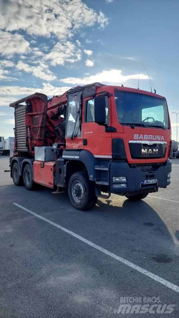 MAN TGS 26.540 6X6 Drobilice drva / čiperi