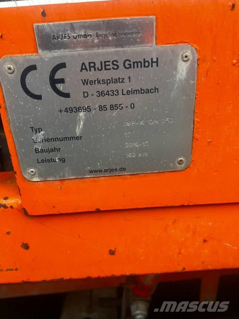 Arjes Impaktor 250 Mobilne drobilice