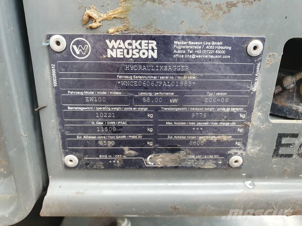 Wacker Neuson EW100 Bageri točkaši