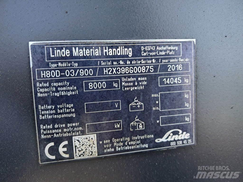 Linde H80D-03/900 Dizelski viljuškari