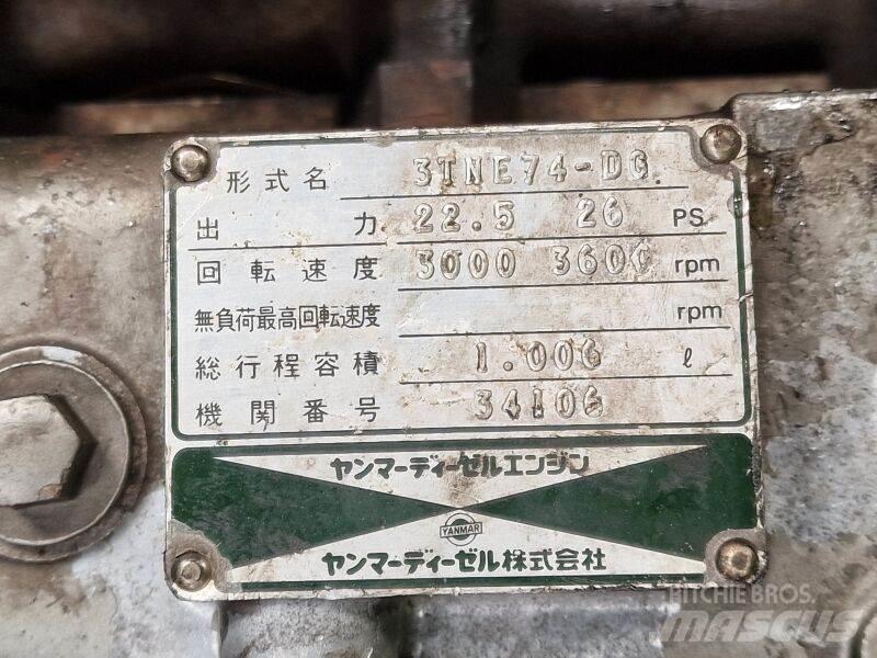 Yanmar 3TNE74-DG Kargo motori