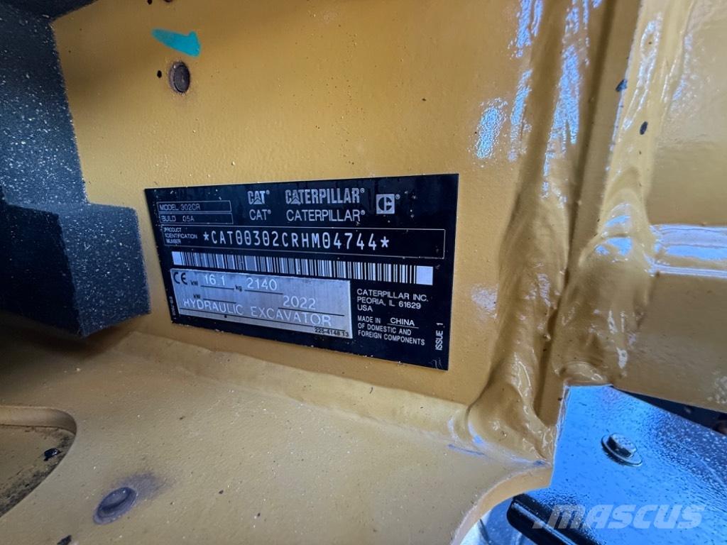 CAT 302 CR Mini bageri < 7t