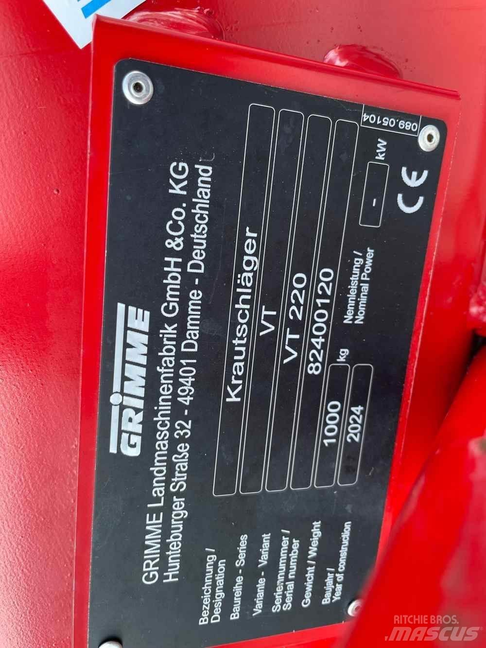 Grimme VT 220F Ostale poljoprivredne mašine