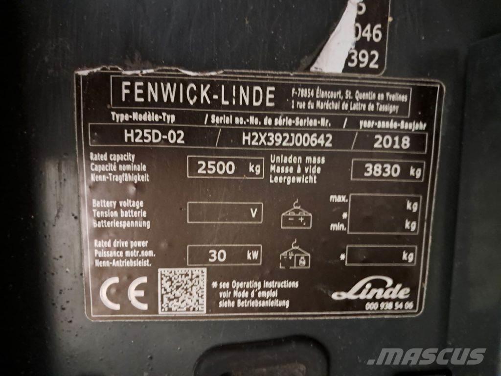 Linde H25D-02 Dizelski viljuškari