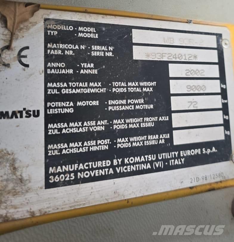 Komatsu WB 93 R-2 Rovokopači