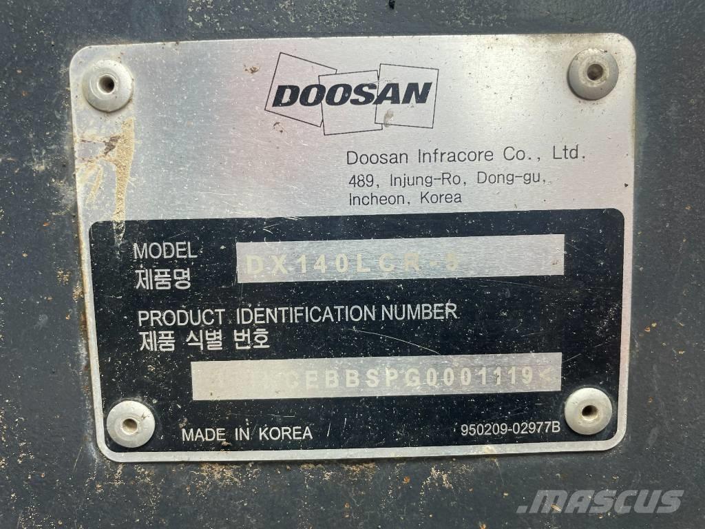 Doosan DX 140 LCR Bageri guseničari