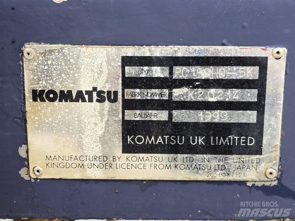 Komatsu PC 150 HD-5K Bageri guseničari