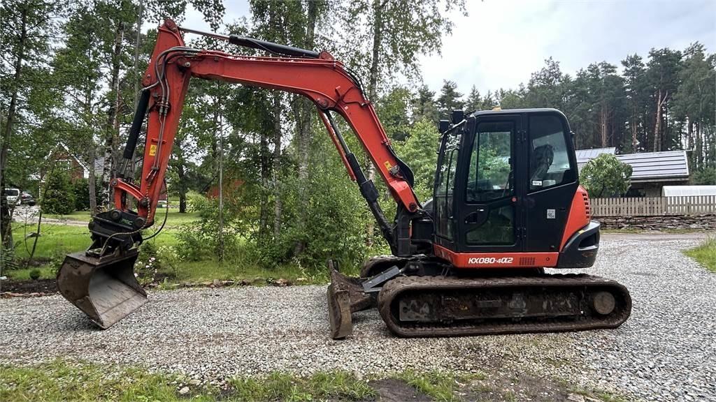 Kubota KX080 – 4a2 Mini bageri < 7t