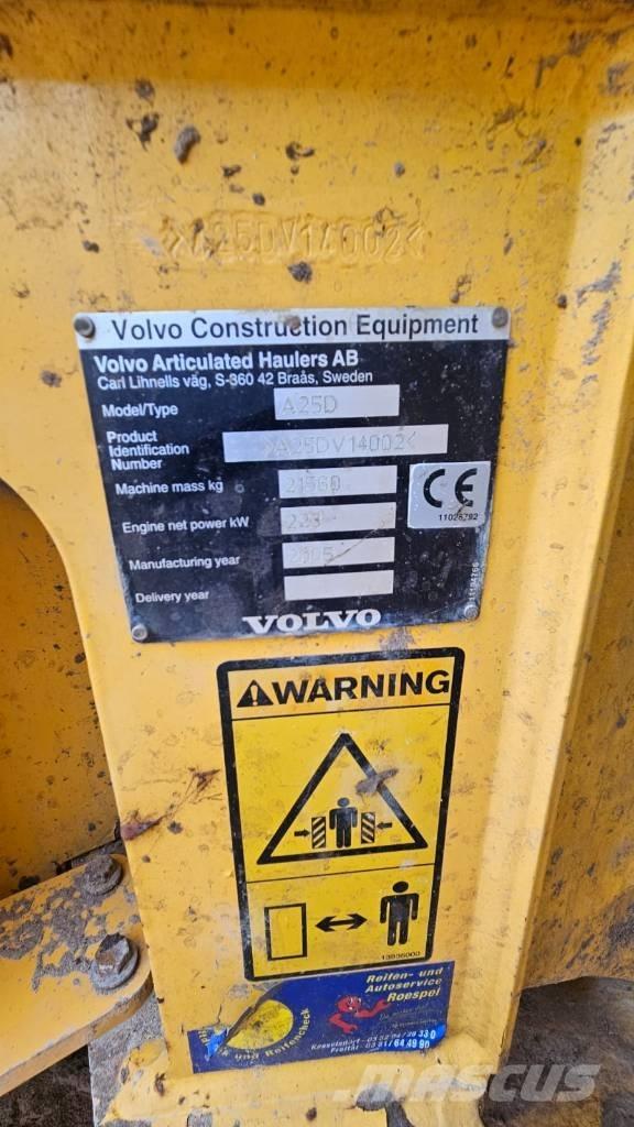 Volvo A 25 D Zglobni damperi