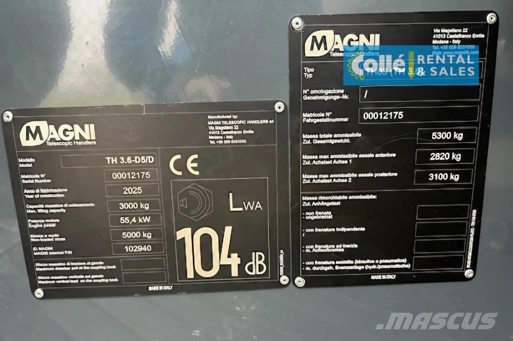 Magni TH 3.6 | 2025 Teleskopski viljuškari