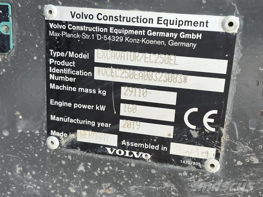 Volvo EC 250 EL Bageri guseničari