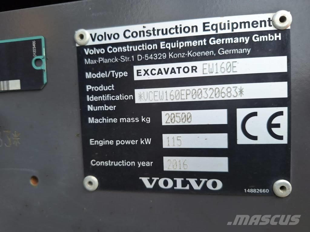 Volvo EW 160 E Bageri točkaši