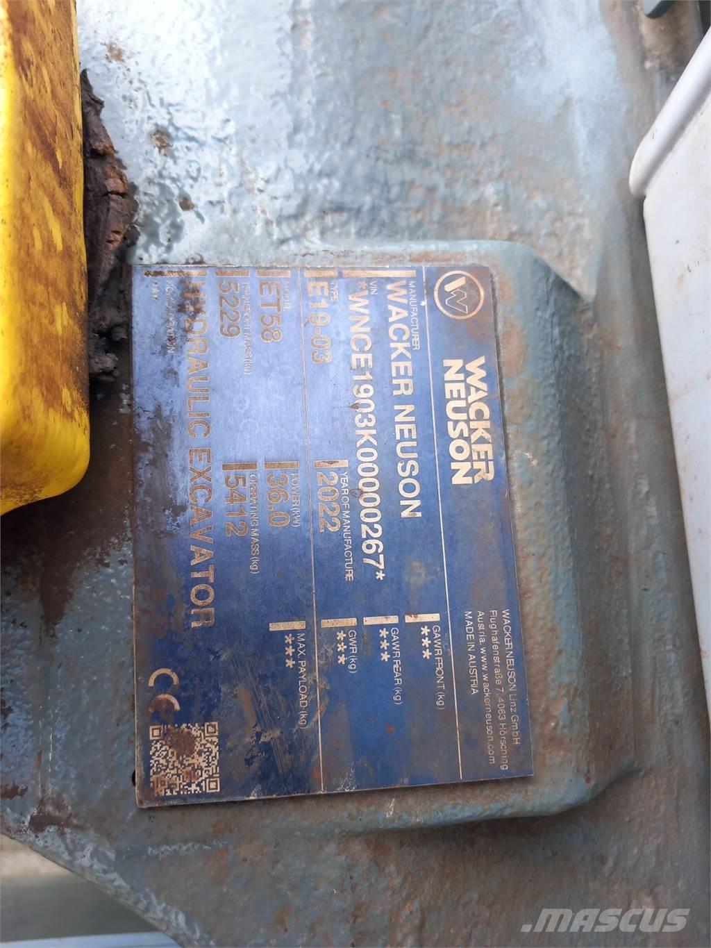 Wacker Neuson ET58 Bageri guseničari