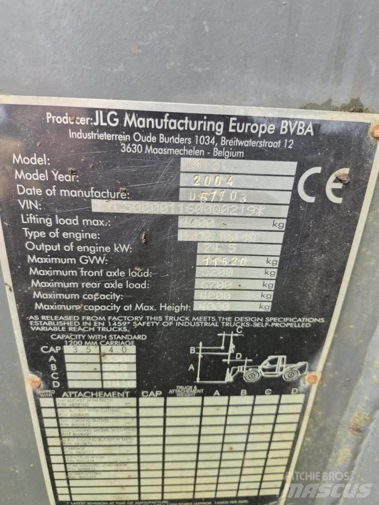 JLG 4013 Teleskopski utovarivači točkaši