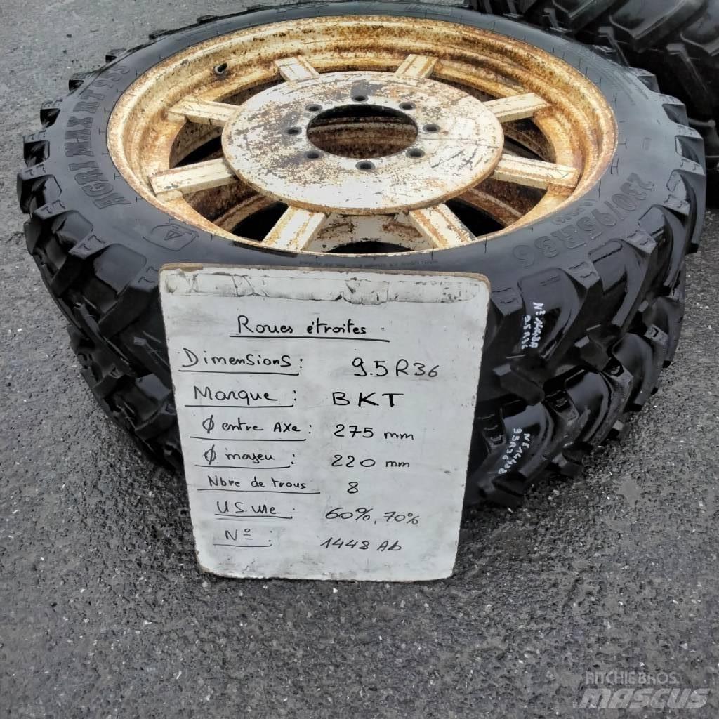 BKT 9.5R36 Gume, točkovi i felne