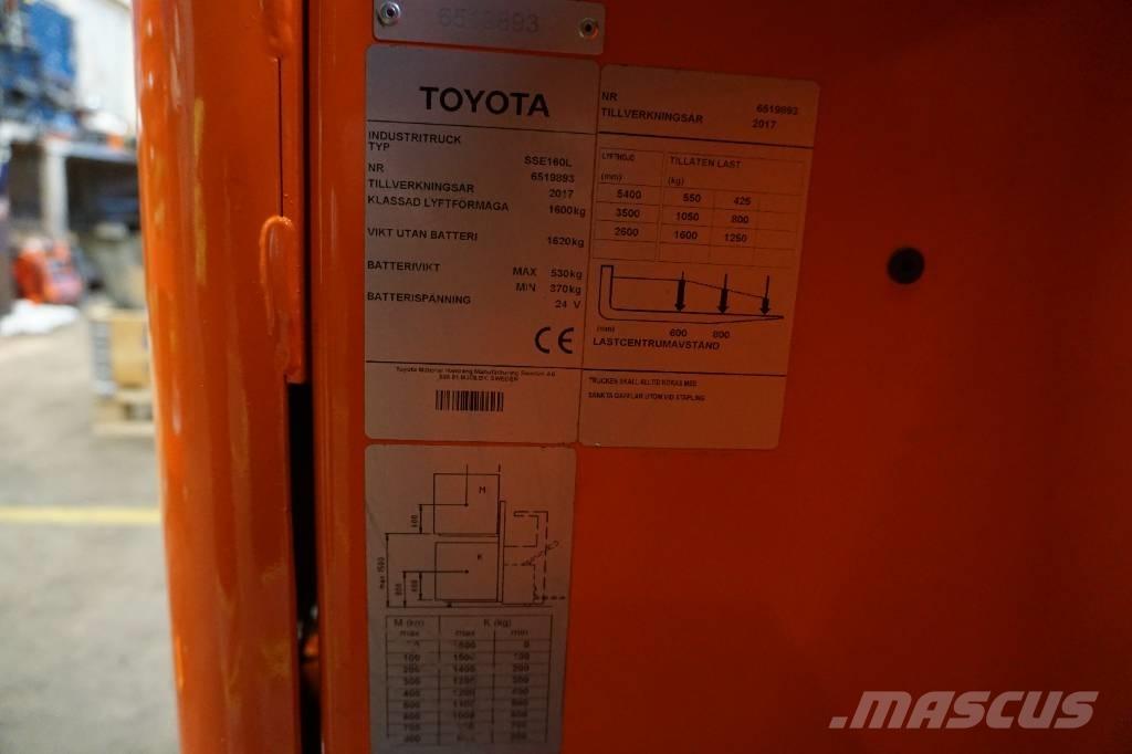 Toyota SSE160L Samopogonski ručni viljuškari