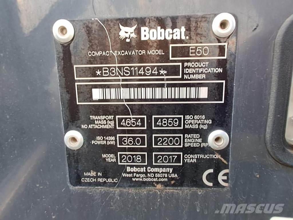 Bobcat E50 Mini bageri < 7t