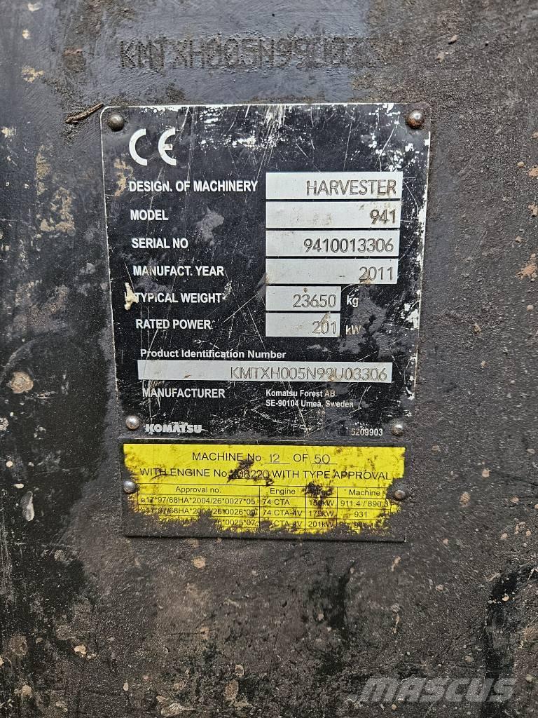 Komatsu 941 Harversteri