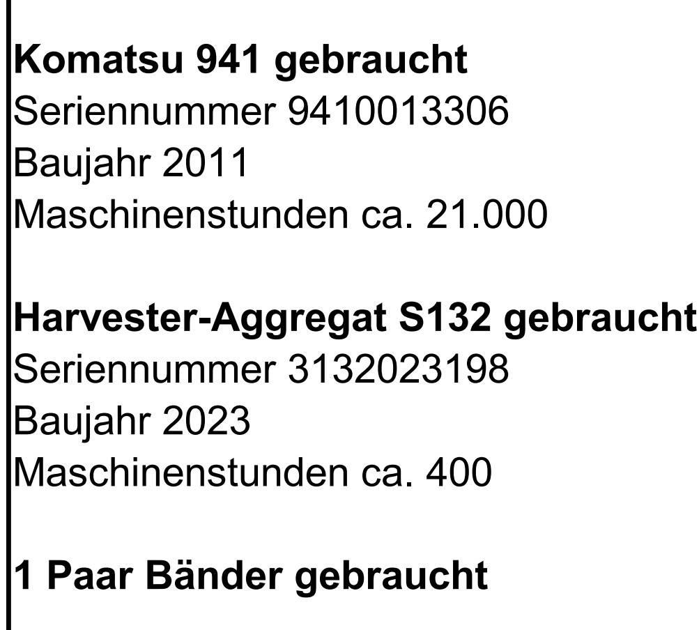 Komatsu 941 Harversteri